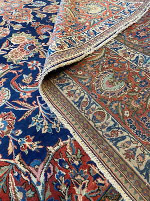 Fine Hand-Knotted Royal Persian Kashan Carpet