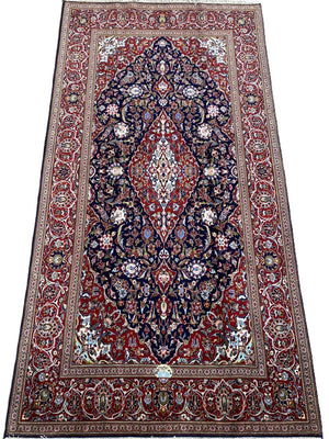 Superfine Hand-Knotted Persian Royal Kashan Carpet