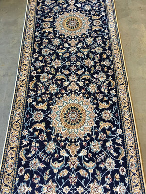 Fine Persian Handmade Naien Hall Runner