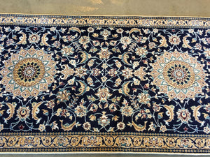 Fine Persian Handmade Naien Hall Runner